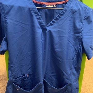 Med Couture Royal Blue Scrub Set